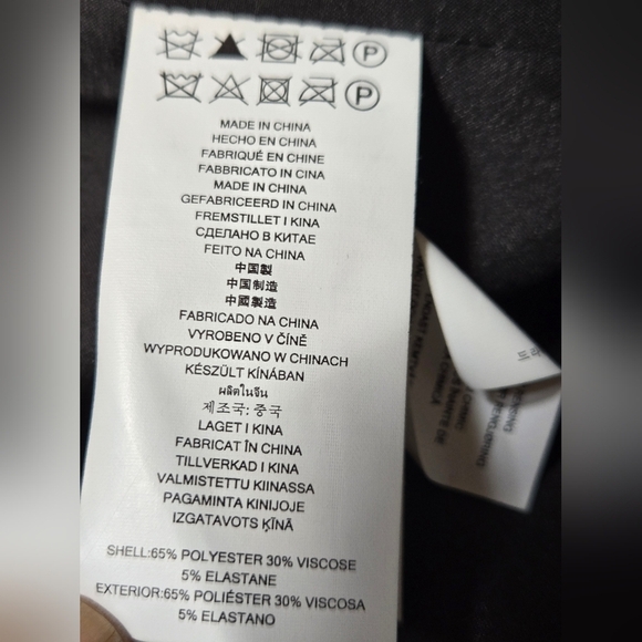 MICHAEL KORS Grey Loghtweight Long Blazer Coat. Size 8 - Picture 12 of 15